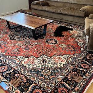 Persian Hand Knotted Pure Wool Vintage Tabriz rug